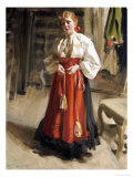 Girl in Orsa Costume  1911