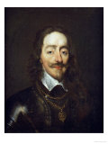 Portrait of King Charles I  Bust Length  Wearing Armour and the Collar of the Order of the Garter