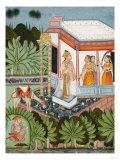 The Elopement of Dhola and Maru  Bundi circa 1750