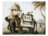 Elephants with Their Mahouts  Company School  circa 1815