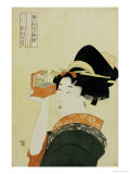 A Young Girl Looking Through a Nozoki Megane  Magic Lantern