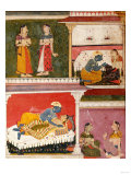 Illustration to Rasikapriya of Keshau Das  Mewar  Early 17th Century