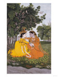 Lovers in a Forest  circa 1800