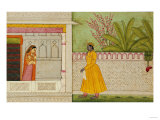 The Sinned Against  Illustration to the Rasikapriya of Keshav Das circa 1750-1760