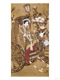 The Royal Mother of the West in Her Chariot  Meiji Period 1863-1912
