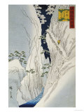 Kiso Gorge in New Snow