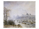 The Louvre and the Seine from the Pont Neuf  Morning Mist  1902
