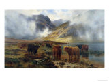 By Loch Treachlan  Glencoe  Morning Mists  1907
