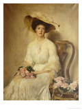 Portrait of a Lady  Seated on a Chair  Three-Quarter Length