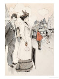 A Couple Waiting for a Bus