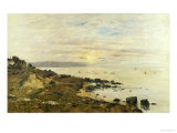 Cliffs at Benerville  Sunset  1897