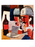 Soldier with Pipe and Bottle