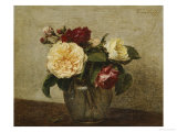 Red and Yellow Roses  1879