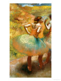 Two Dancers in Green Skirts  1895