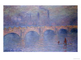 Waterloo Bridge  Misty Sunshine