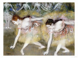 Dancers Bending Down