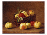 Apples in a Basket on a Table