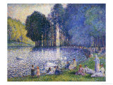 The Lake in the Bois de Boulogne  circa 1899