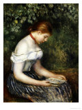The Reader (A Young Girl Seated)  1887