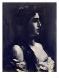 A Young Girl in Profile