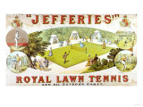 A Royal Lawn Tennis Set for 4 Players Made by Jefferies  Woolwich  circa 1875