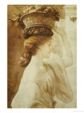 Eucharis  a Girl with a Basket of Fruit