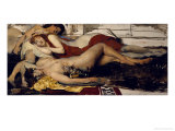 Exhausted Maenides on the Steps of the Temple of Amphissa (After the Dance)  circa 1874