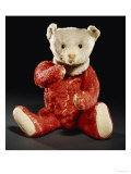 Gilbert  a Rare Steiff Dolly Bear with a Red Mohair Body and a White Face