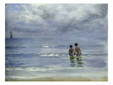 Boys Bathing on Boys Bathing on the Beach at Skagen