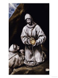 Saint Francis Contemplating a Skull with Brother Leo