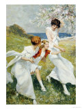 A Spring Day by the Seashore