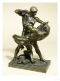 A French Bronze Group of Theseus and the Minotaur