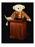James  a Merrythought Bear Modelled on Auctioneer  James Christie