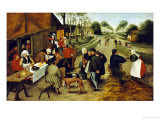 Peasants at a Roadside Inn