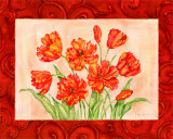 Linen Scroll Tulip