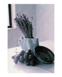 Still Life with Lavender and Grapes