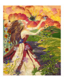 Spring Shower - Pressed Flower Art - Season