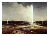 Geysers in Yellowstone Park