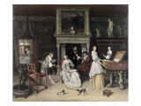 Fantasy Interior with the Family of Jan Van Goyen