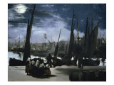 Clair de Lune Sur le Port de Boulogne