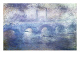 The Waterloo Bridge  Effect of Fog