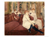 In the Salon at the Rue Des Moulins