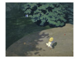 Child Playing with the Ball (Corner of the Park