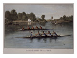 A Four-Oared Shell Race