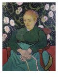 Woman Rocking a Cradle