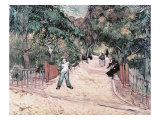 Entrance to the Public Gardens in Arles  c1888