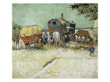 Caravans Encampment of Gypsies