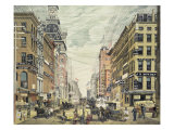 Broadway; from Cortlandt St and Maidin Lane