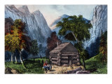 The Pioneer Cabin of the Yo-Semite Valley