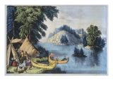 Indian Encampment on the St Lawrence